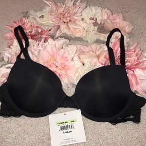 Clavin Klein black bra
